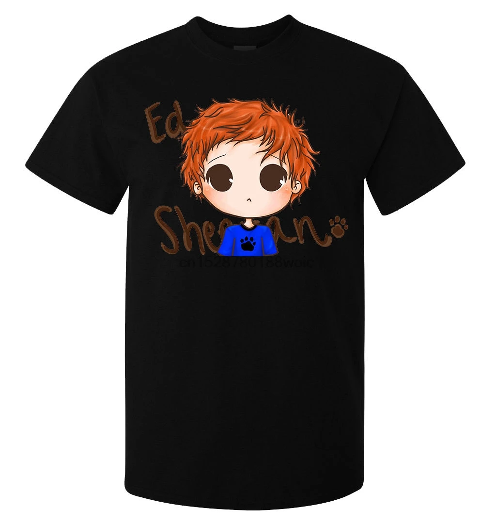 Интересный мент-рубашка Ed Sheeran известный британский певец художественная Милая