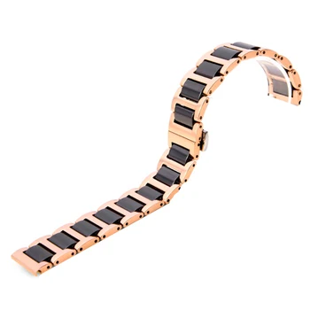 

SOONHUA Fashionable Watch Band Strap Replacement Universal Ceramic Steel Watch Bracelet Bands 22mm Watch Accessories