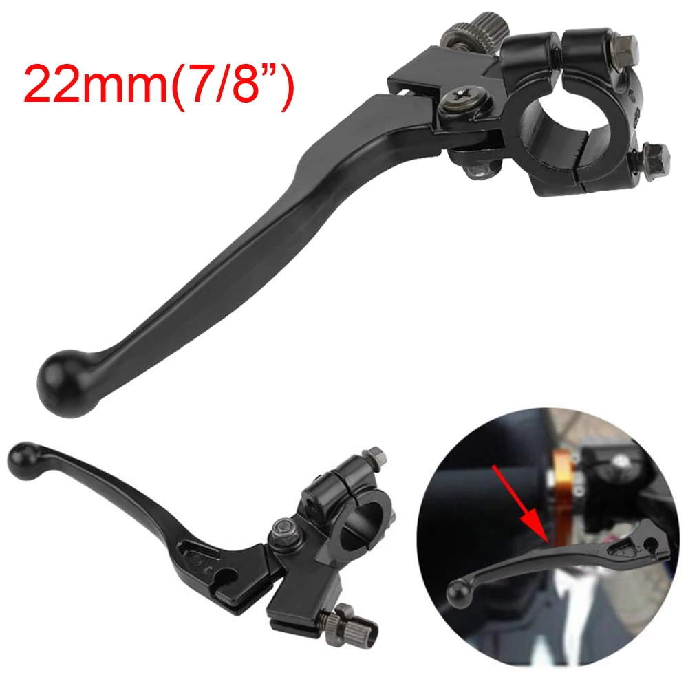 Aluminum Clutch Lever Black 1pc Grips Accessory Parts Replacement Handlebars For 50cc-125cc Bikes New