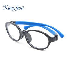 Kingswit анти голубой свет очки для детей глаз Защитные очки компьютер Ретро квадратная рамка очки для детей