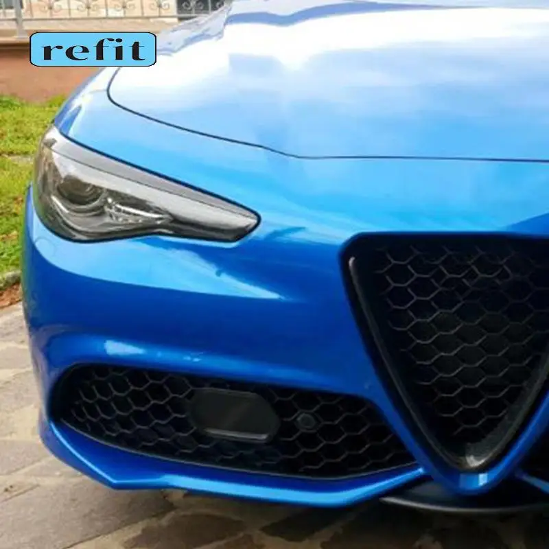 

carbon fiber Wind knife Fog light eyebrow Fuel tank cap Antenna modification decoration accessories for Alfa Romeo Giulia 16-20