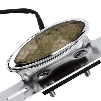 

2001 Universal Plating Cover Case 12V Motor Rear Tail Oval Brake Stop Lamp