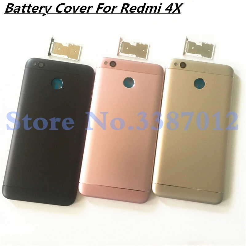 Новинка для Xiaomi Redmi 4X задняя крышка батарейного отсека Корпус + боковые кнопки