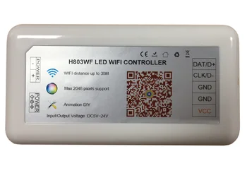 

H803 WIFI mobile APP programming Magic controller DIY creative lighting control 3D full color controller