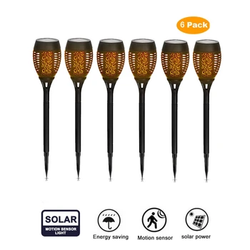 

2-8pcs Solar Flame Light Flickering lawn lamp Solar Flame Light Soft Light Control Dance Flame Design Outdoor Waterproof Garden