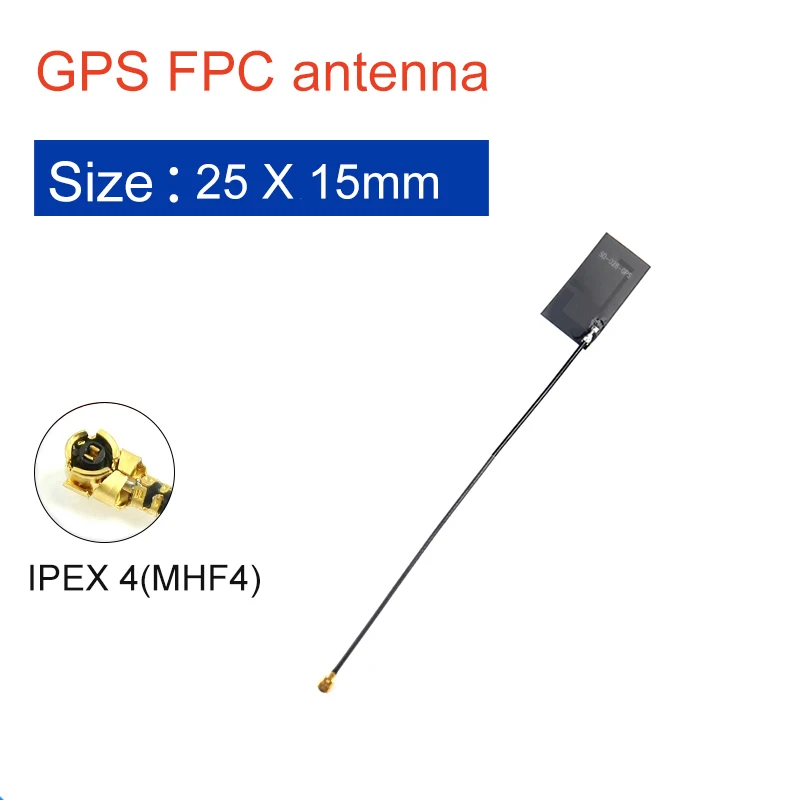 Gps антенна пассивная Встроенная внутренняя FPC гибкая с высоким коэффициентом усиления всенаправленная 4DBI 25*15 мм IPEX4 MHF4 для модема NGFF M.2