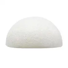 Натуральный аморфофаллюс коньяк Konnyaku Лицевая ГУБКА для умывания лица спонж для очищения кожи белый