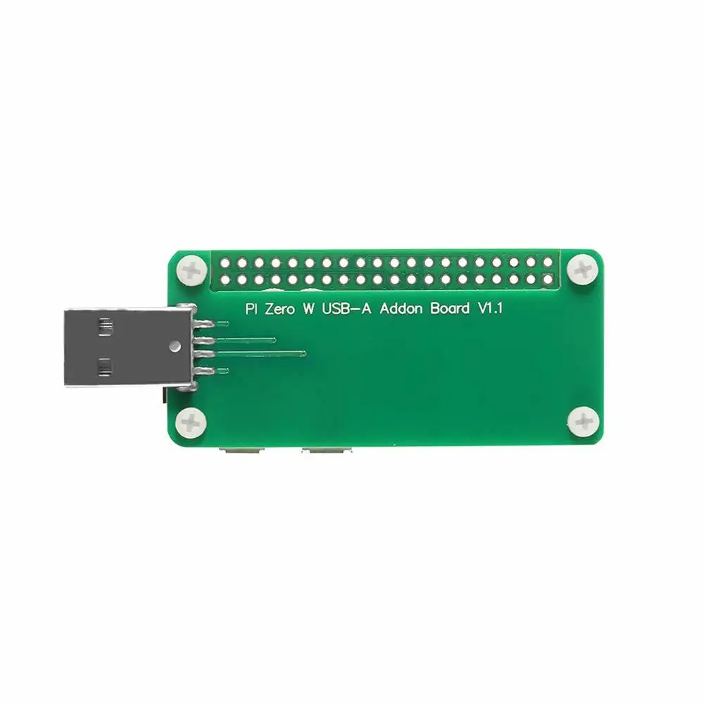 Raspberry Pi Zero/Zero W BadUSB USB-A Плата расширения Addon с прозрачный акриловый Футляр комплект