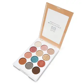 

12 Colors Glitter Diamond Eyeshadow Palletes Ultra Fine Powder Long Lasting Shimmer Makeup Eye Shadow Palette Dropshipping TSLM1