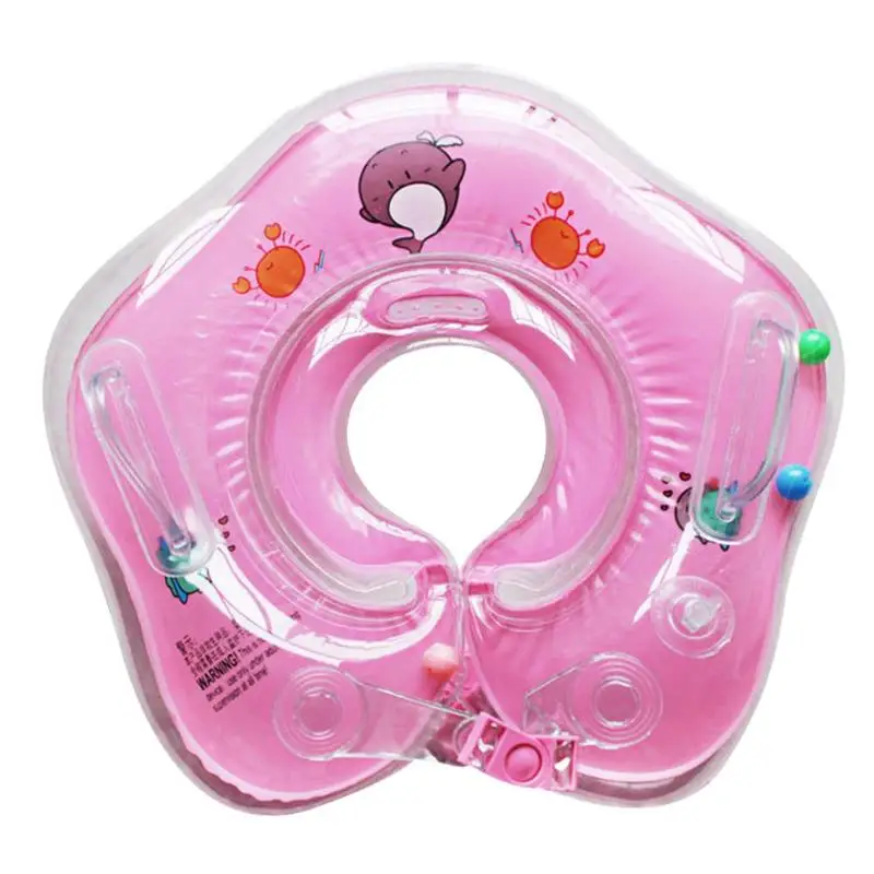 Детское надувное кольцо на шею для плавания новорожденных круг для купания шеи надувные поплавок колеса для плавания бассейн плотик, игрушки для плавания ming аксессуары