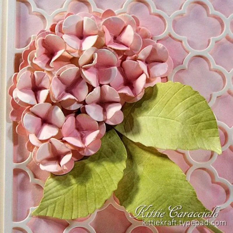 Hydrangea set Flowers Metal Cutting Dies For DIY Scrapbooking Photo Album Decorative Embossing Folder Stencil