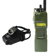 PRC-152 PRC 152 Harris Dummy Radio Case,Military Talkie-Walkie Model for Baofeng Radio,No Function+ Peltor 6 Pin PTT plug