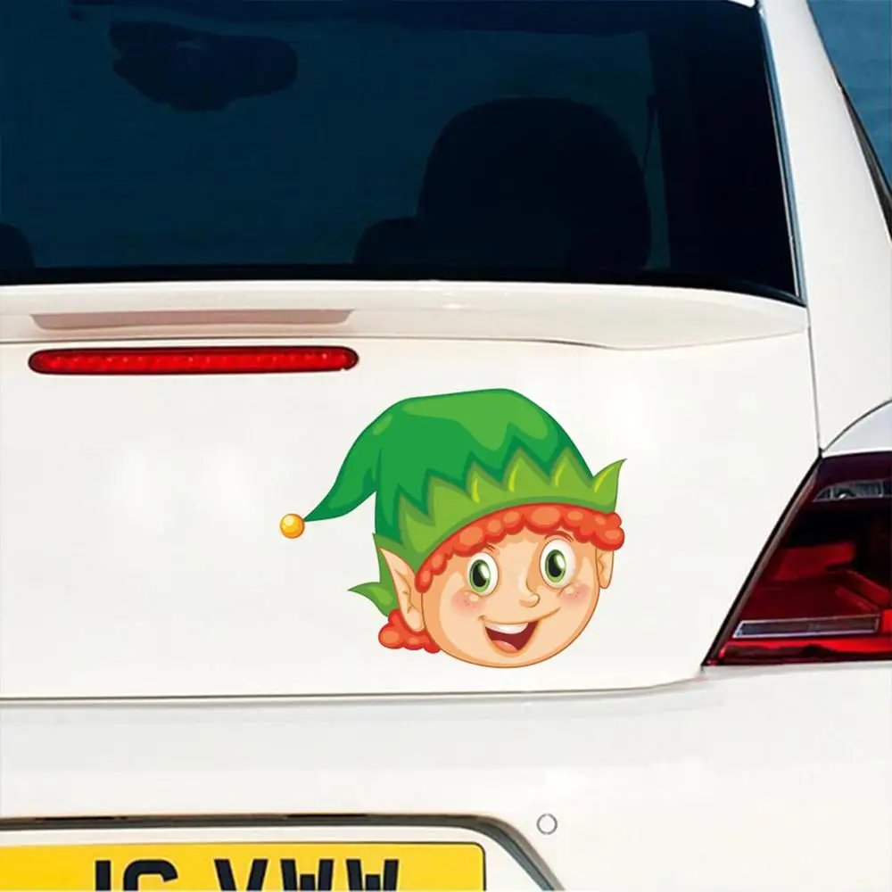 

Christmas Car Sticker Car Reflective Waterproof Sticker Rear Window Wiper Sticker