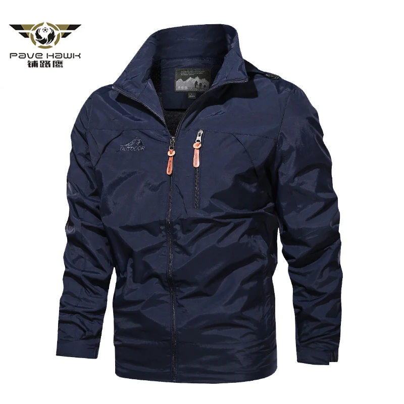 Men's Outdoor Hiking Jacket Men Spring Autumn Sports Rain Coat