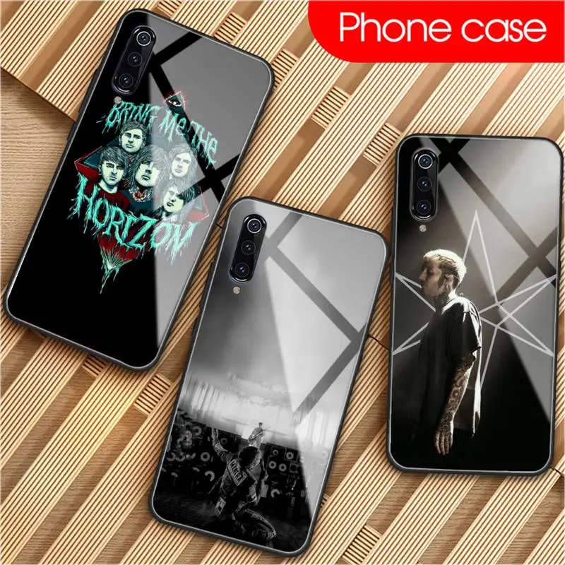 Чехол накладка BMTH Bring Me The Horizon для телефона Xiaomi Mi 6 8 8Lite Redmi Note7 стеклянный чехол