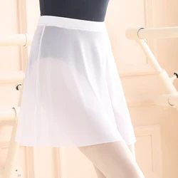 Mesh Ballet Dance Skirt Dress Women Adult Gymnastics Ballerina  Training Costumes