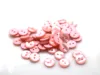 100pcs 9mm/10mm/11.5mm/12.5mm/15mm polyester button pearl buckle Sewing button Accessories resin shirt button for DIY 5