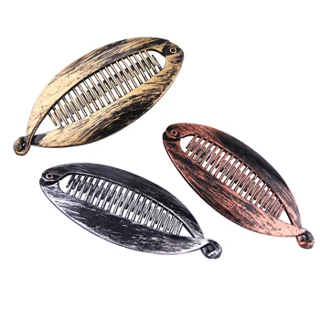 

9pcs Banana Hair Clips Durable Decorative Resin Fish Shape Retro Large Hair Claw Hair Clip for Ladies Women Girls