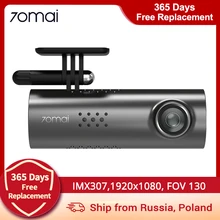 70mai דאש מצלמת 1S רכב DVR 70 מאי מצלמה תמיכה חכם קול בקרת wifi אלחוטי להתחבר 1080P HD 130 תואר FOV