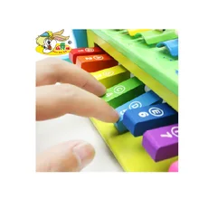 Деревянная детская музыкальная игрушка, Многофункциональная игрушка-октава, пианино, ребенок может играть в детском возрасте, специальная развивающая игрушка