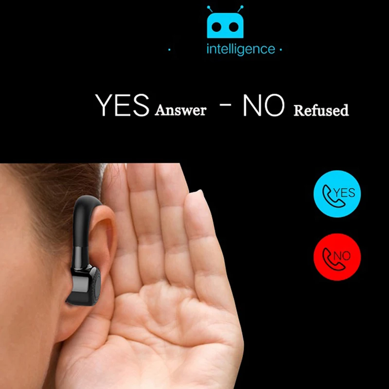 Handsfree Business V9 Bluetooth Headphone With Mic Bluetooth Headset For Drive Noise Cancelling Voice Control Wireless Earphone