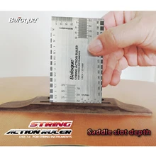 

2019 Stringed Instruments Stainless Steel Guitar Measuring Ruler For Musical Instruments Guitar Strings Guitar Parts Accessories