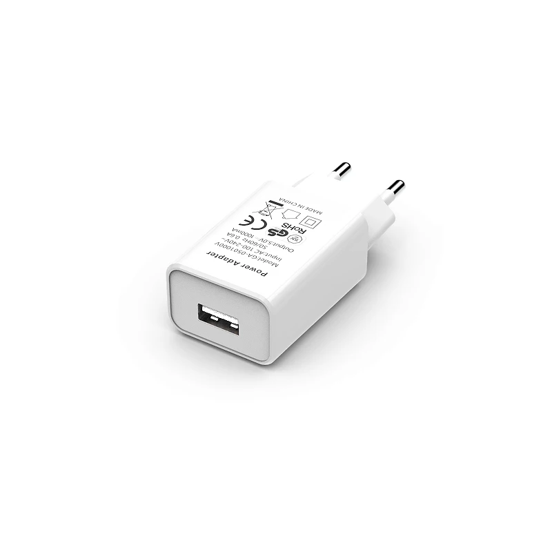 

5V 1A European standard mobile phone charger CE GS RoHS certification EU high-quality smart USB charger
