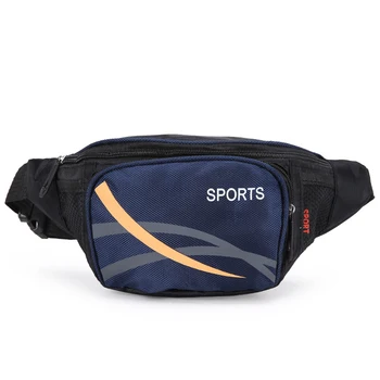 

Portable Big Capacity Camping Zipper Sport Single Shoulder Adjustable Straps Waist Bag Multi Pockets Travel Outdoor Purse Casual