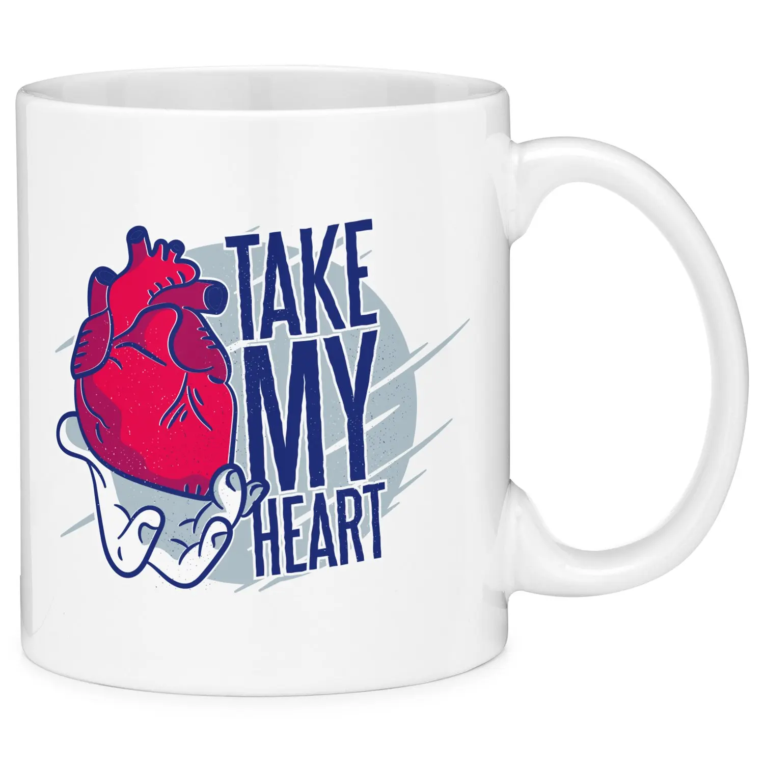 Take My Heart Подарочная кружка для кофе