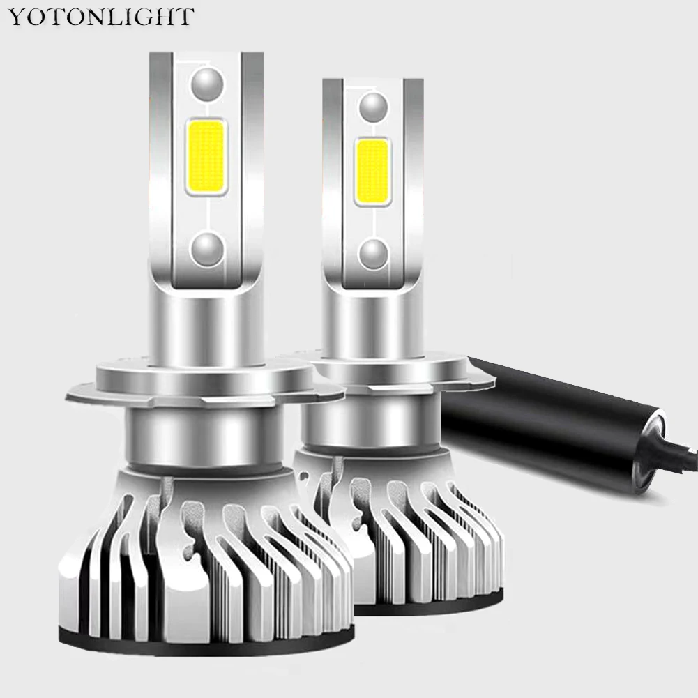 

YOTONLIGHT 2 Pcs Super H7 Led Headlights 9005 Hb3 Led H4 Bulb H1 H11 9006 Hb4 Led Lamp Automovil Car Lights 72W 8000LM 6000K 12V