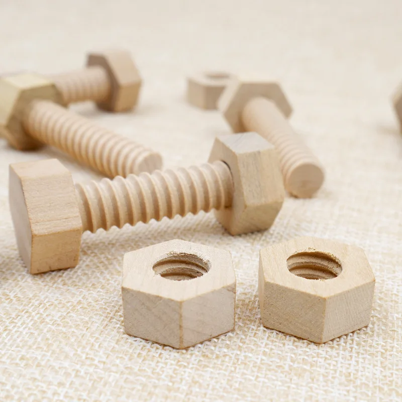 Early Education Educational Screw Nut Assembling Wooden Toy Solid Wood Screw Nut Hands-On Teaching Aid Educational Toy For Child 5 Early Education Educational Screw Nut Assembling Wooden Toy Solid Wood Screw Nut Hands-On Teaching Aid Educational Toy For Child 5