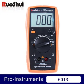 

6013 Victor RuoShui Digital Capacitance Meter Manual Range 2000 counts Capacitor Tester 20000uF