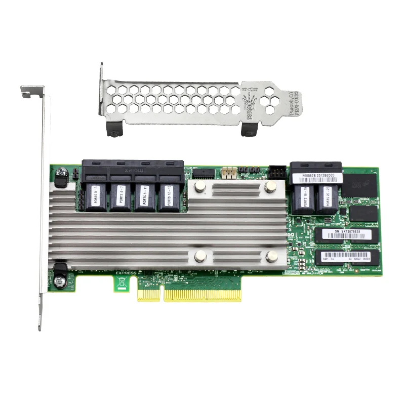Карта управления LSI MageRAID 9361 24I 12 портов 6*8643 raid0/1/10/5/6 чипсет SAS3324 SATA |Платы