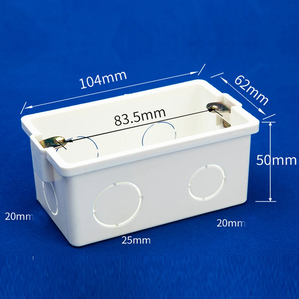 Распределительная коробка стандарт США/Австралии электрическая Монтажная коробка Прямоугольник Удобная коробка тайный запас трубопровод подвесной переключатель ПВХ коробка