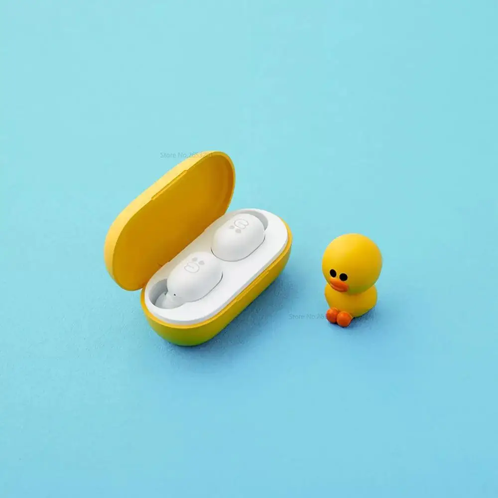 Xiaomi Youpin Line Friends, беспроводные Bluetooth наушники, спортивные, водонепроницаемые, без ощущения, Bluetooth 5,0, быстрое соединение - Цвет: Duck