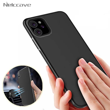 

1000Pcs Magnetic Car Case For iPhone 12 Mini 11 Pro XS Max XR X 8 7 6 Plus SE 2020 Invisible Ultra Thin Metal Magnet Plate Cover