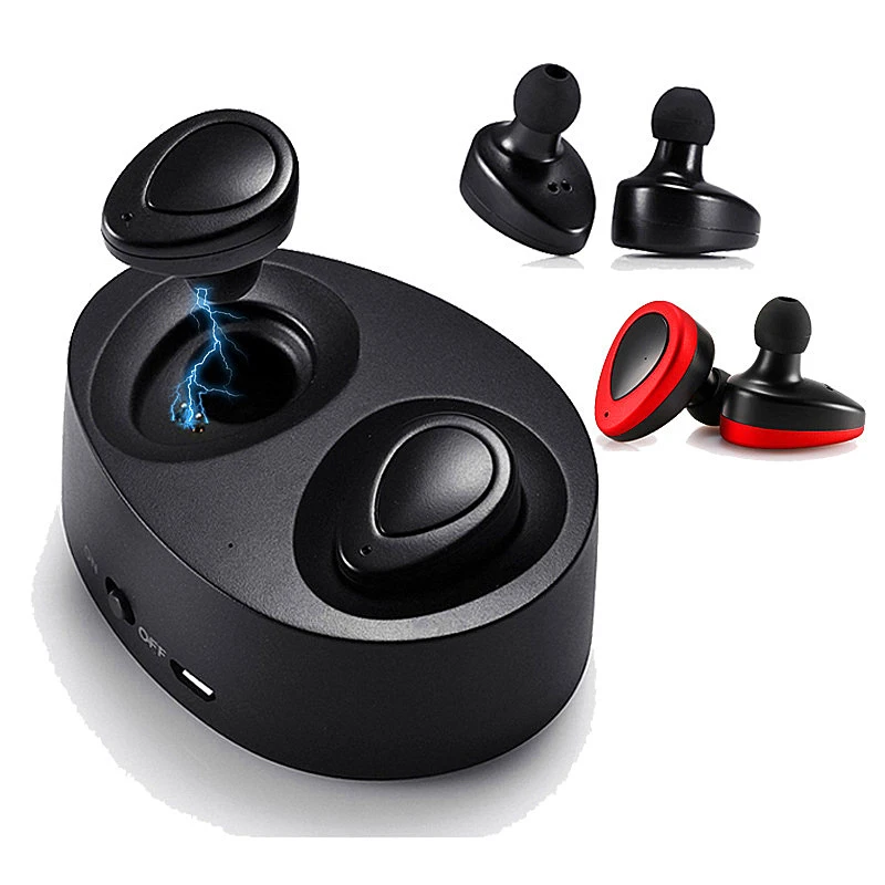 K2 TWS Wireless Binaural Bluetooth Earphones Noise Cancelling Headset With Charger Box Mini In Ear Sports Headset Stereo Music