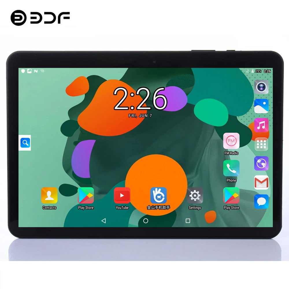 

(RU) BDF 10.1 Inch Tablet Pc Android 7.0 Quad Core WiFi Tablets 1GB/32GB Android Tablet IPS 1280*800 Mini Tablet 7 8 9 10 10.1
