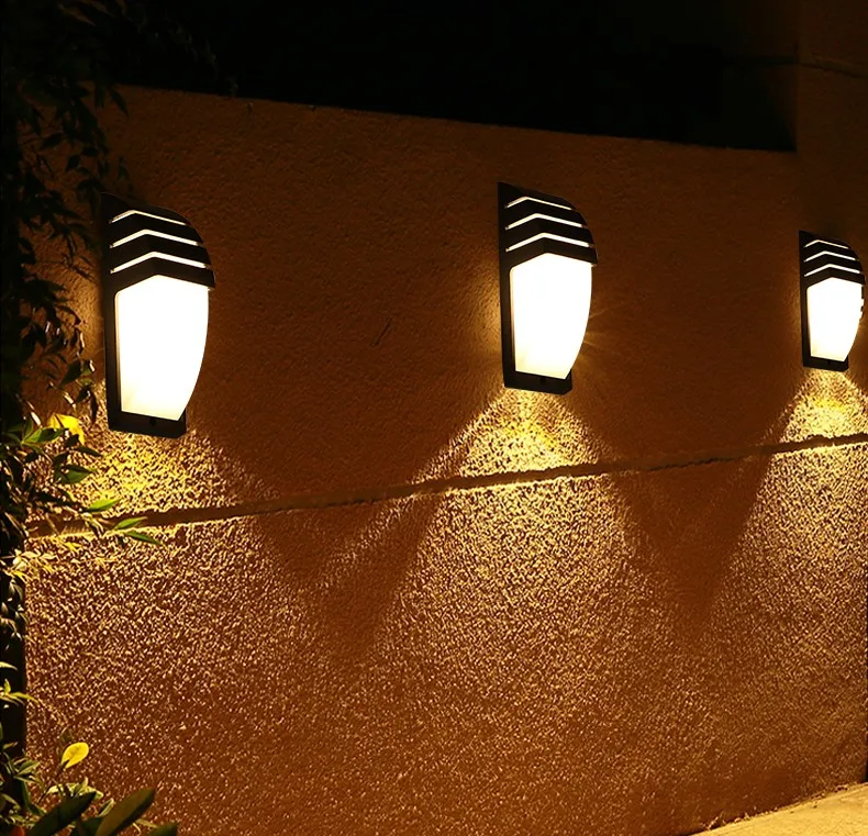 European Simple Creative Waterproof Balcony Passage Stairway Bathroom Gate Outdoor Courtyard Wall Lamp