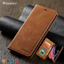Leather Flip Case for Samsung Note 9 10 S10 S9 S8 s7 J4 J6 Plus A6 A7 A8 2018 A30 A40 A50 A60 A70 A80 A90 Magnetic Wallet Cover