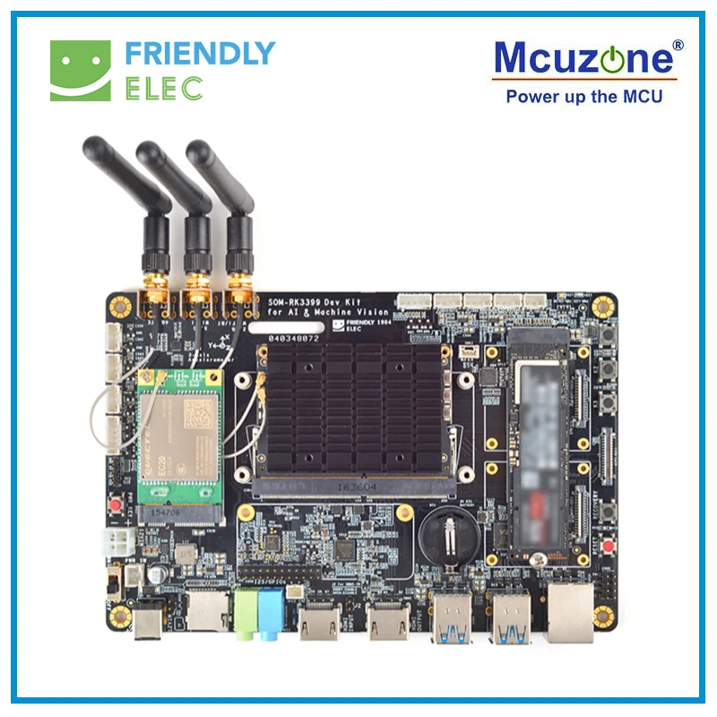 US $259.00 Friendly SOMRK3399V2 core board 4GB memory 16GB flash memory HDMI IN dual MIPI dual frequency WiFi