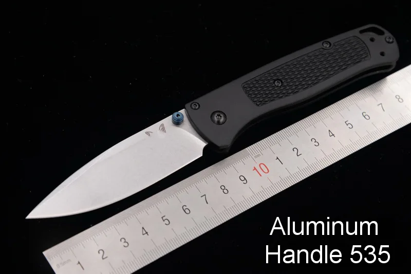 JUFULE с алюминиевой ручкой 535S Mark S30v лезвие карманный инструмент для выживания EDC походный охотничий нож для фруктов тактический складной нож - Цвет: Черный