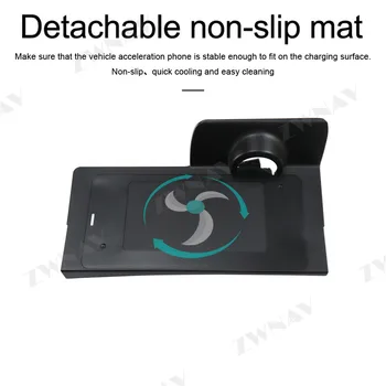 

QI Car wireless charger for JEEP Grand Commander high version 2018 Intelligent Infrared Fast Wireless Charging Car Phone Holder