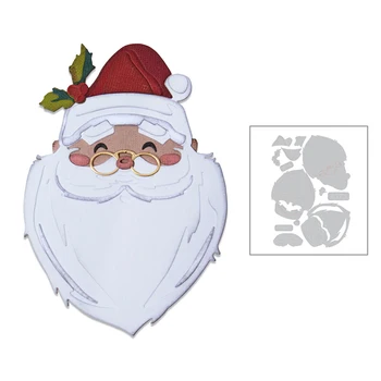 

2020 New Santa Claus DIY Metal Cutting Dies and Merry Christmas Die Paper Cut Scrapbooking For Crafts Card Making no Stamps Sets