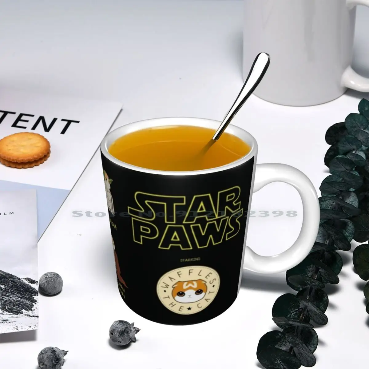 Funny Star Paws Meow The Force Be With You Star War Mug, Cheap