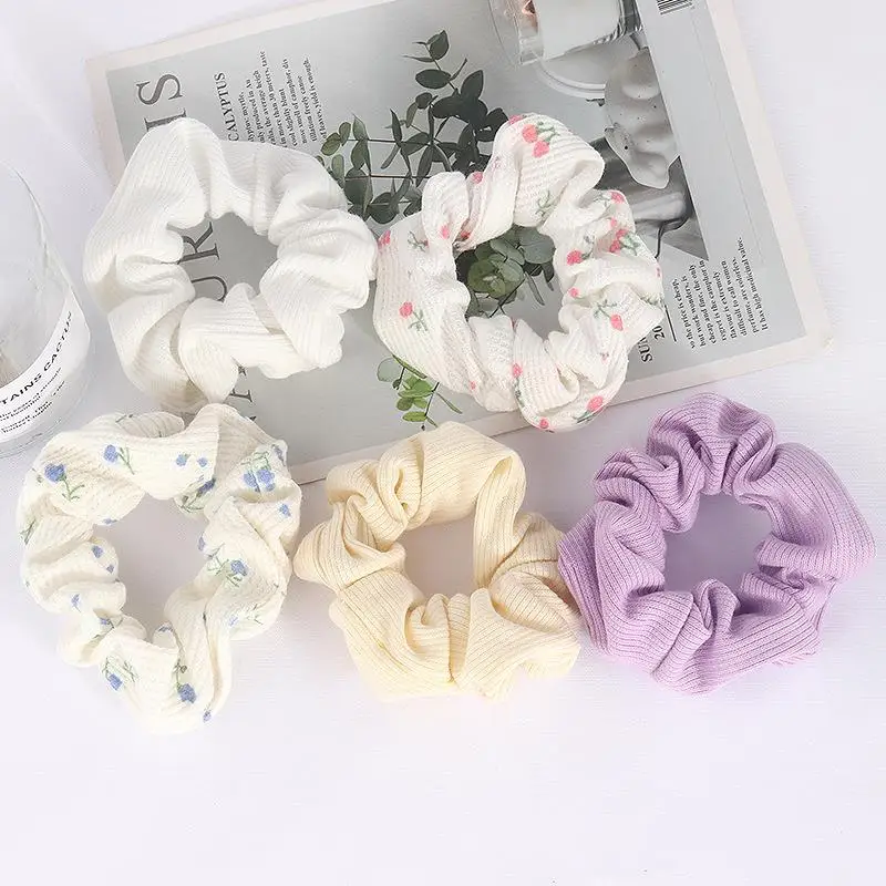 

Fashion Cloth Hair Scrunchies Bobble Solid Color Sports Elastic Dance Headband Rope Women Hair Band Ring Scrunchie Ponytail