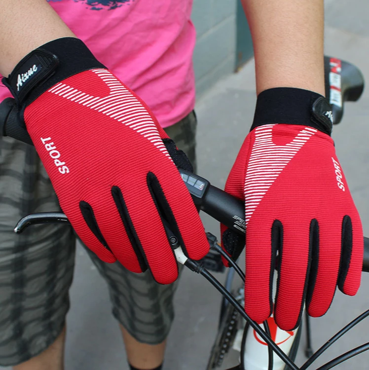 

New Winter Gloves for Men and Women Outdoor Cycling Mountain Bike Sports Warm, Non-Slip and Cashmere Full Finger Gloves