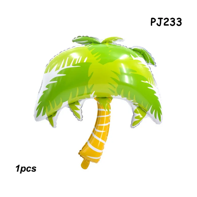 Coconut tree Джунгли сафари вечерние декор для вечеринки в честь Дня рождения животных фольги гелиевые шары зоо диких животных один детский воздушный шар вечерние украшения фона - Цвет: Coconut tree
