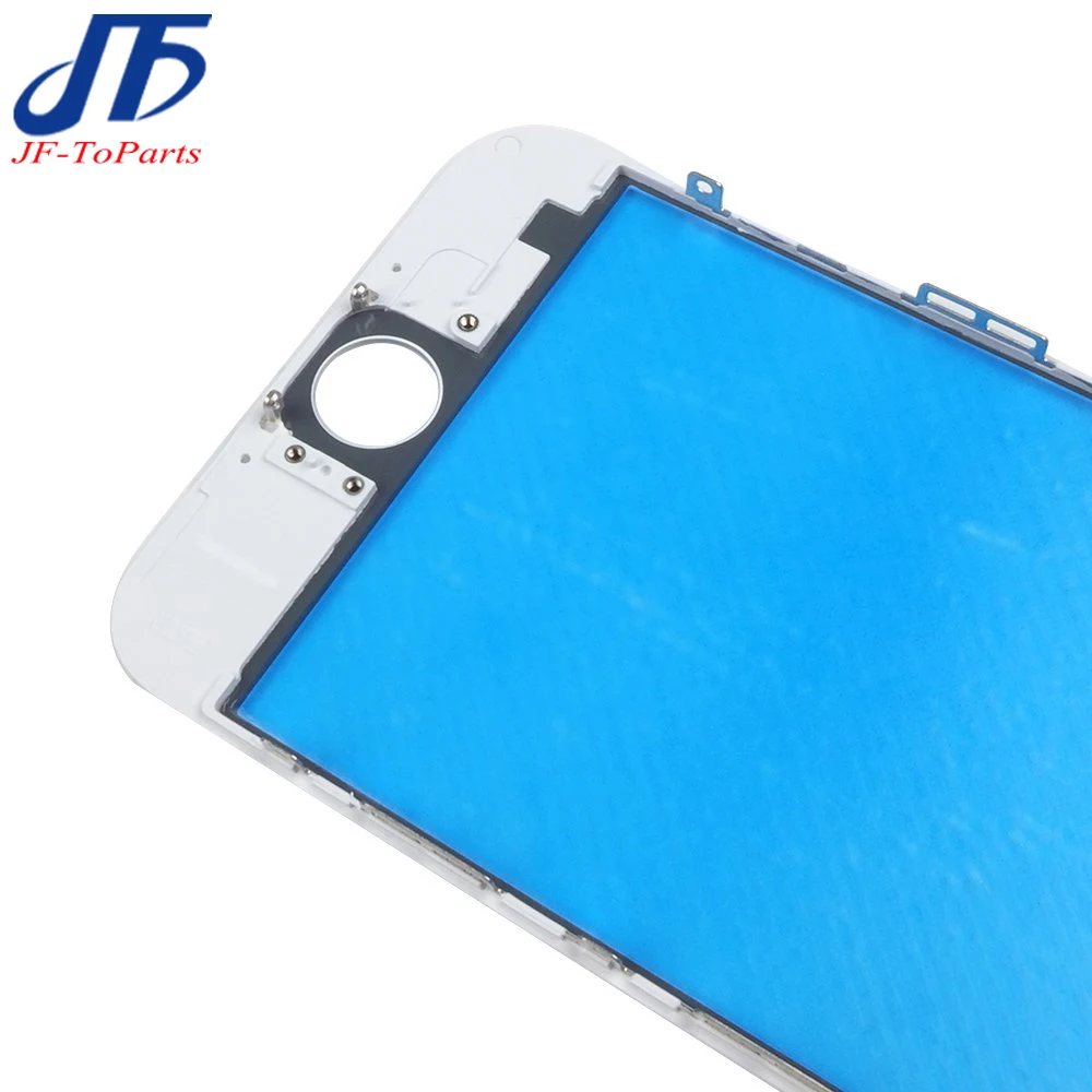 10 шт. замена сенсорной панели для iPhone 6g 6s/6 Plus/7g/7 P/8G/8 P Передняя защитная, внешняя, стеклянная линза с рамкой
