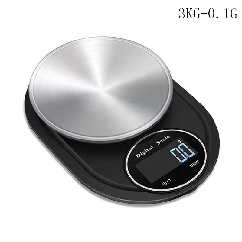 Оранжевый 1/2/3/5Kg 0.1g Digital Kitchen Scale High Precision Baking Cooking Tool Home Use - Цвет: Оранжевый